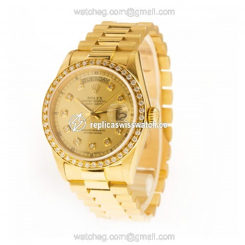 Rolex 18032 Day-Date Automatic Male 18k yellow gold Replica