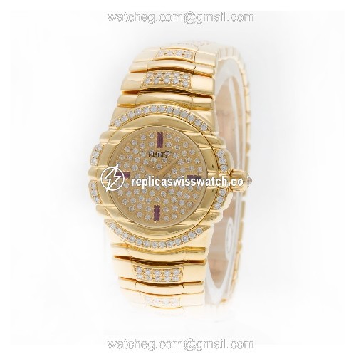 Piaget 16035 M 404 D Tanagra Quartz Female 18k Yellow Gold Replica