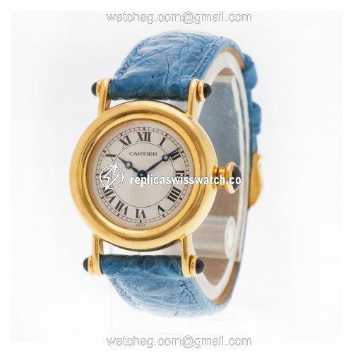Cartier 1440 Diablo Quartz Female 18k yellow gold Replica