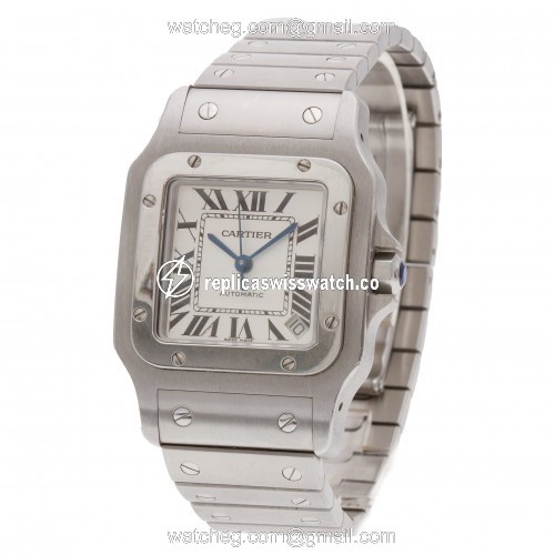 Cartier W20098D6 Santos Automatic Unisex Stainless Steel Replica