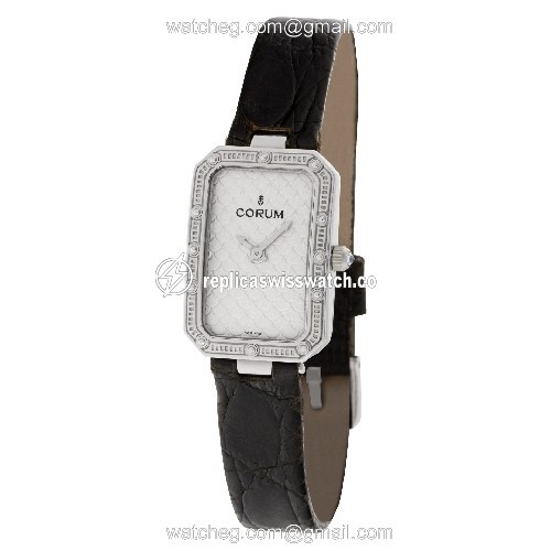 Corum 24 706 59  Quartz Female 18k White Gold Replica