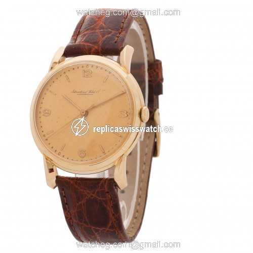 IWC IWC 3507 Classic Manual Male 18k yellow gold Replica