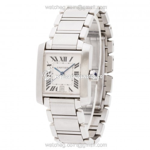 Cartier W51002Q3 Tank Francaise Automatic Male Stainless Steel Replica