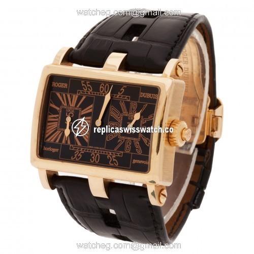 Roger Dubuis T31 9847 5 56 37 Too Much Manual Male 18k rose gold Replica