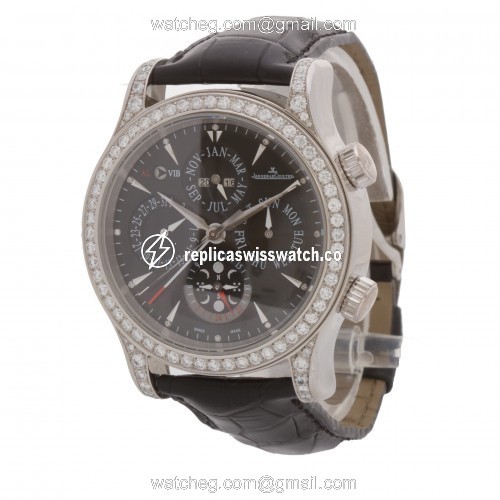 Jaeger LeCoultre 149.6.95/Q163643A Master Control Automatic Male Platinum Replica