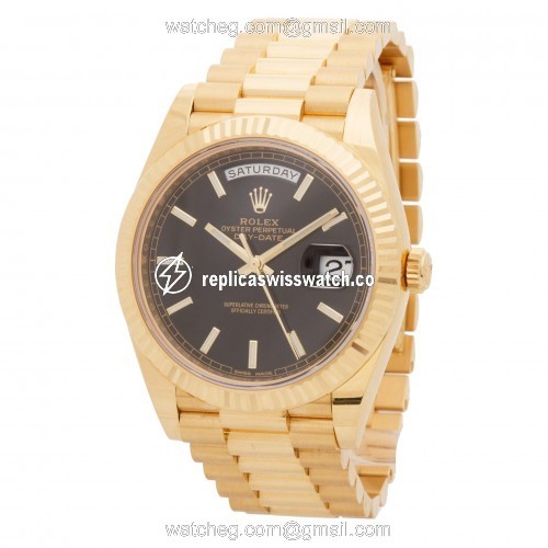 Rolex 228238 Day-Date 40 Automatic Male 18k yellow gold Replica