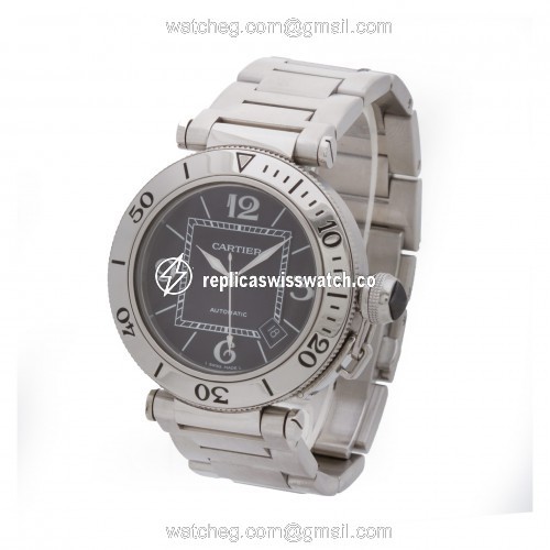 Cartier w31080m7 Pasha Seatimer Automatic Male Stainless Steel Replica