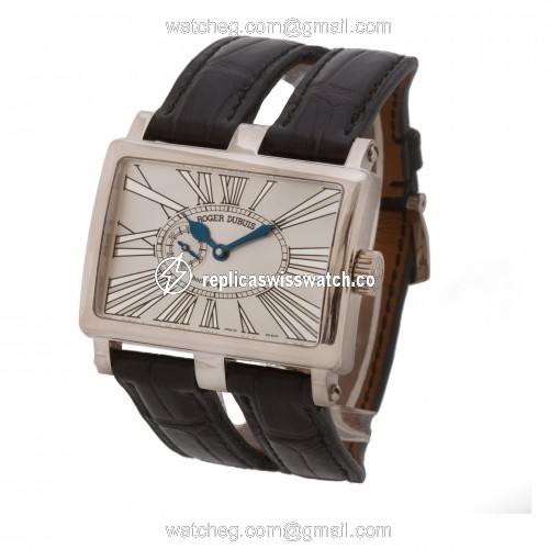 Roger Dubuis T31 Too Much Manual Male 18k White Gold Replica