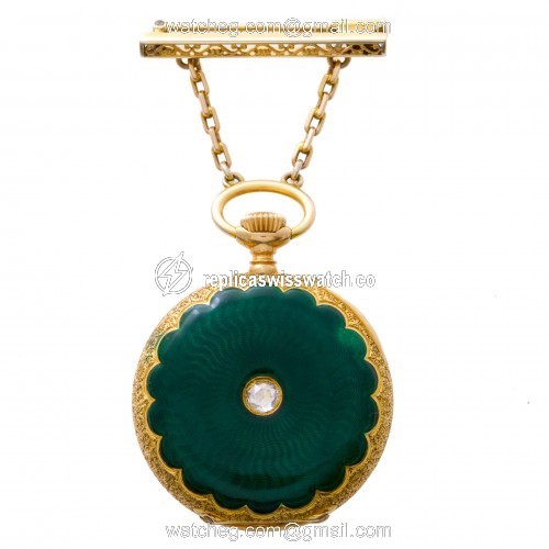 Vacheron Constantin 185030 CASE pocket watch Manual Female 18k yellow gold Replica