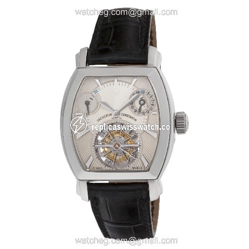 Vacheron Constantin 30066/2 Malte Tonneau Tourbillon Manual Male Platinum Replica