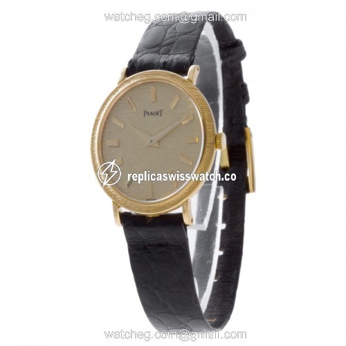 Piaget 9821 Oval Manual Female 18k yellow gold Replica