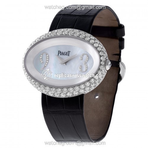 Piaget p10213  Quartz Female 18k White Gold Replica