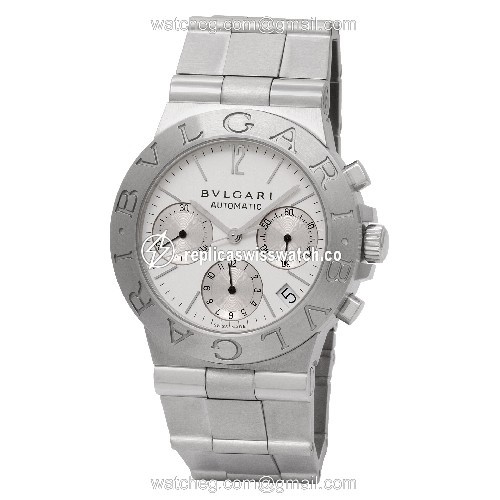 Bvlgari ch35s Diagono Automatic Unisex Stainless Steel Replica