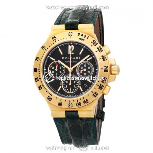Bvlgari CH40GTA Diagono Automatic Male 18k yellow gold Replica