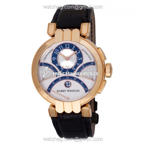 Harry Winston PREACT39RR002 Premiere Automatic Male 18k rose gold Replica