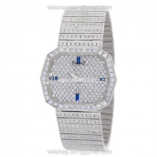 Piaget 75602 Classic Quartz Unisex 18k White Gold Replica