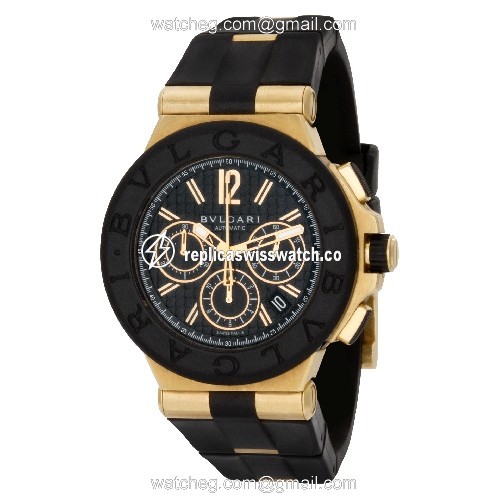 Bvlgari DG42BGVDCH Diagono Automatic Male 18k yellow gold Replica