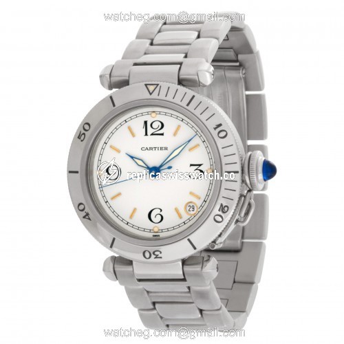 Cartier 102443 Pasha 35 Automatic Female Stainless Steel Replica