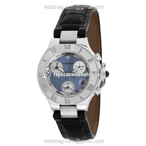 Cartier 2996 Chronoscaph 21 Quartz Unisex Stainless Steel Replica