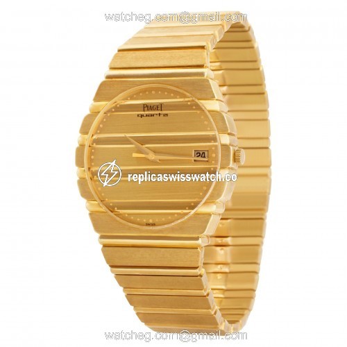 Piaget 15661c701 Polo Quartz Male 18k yellow gold Replica