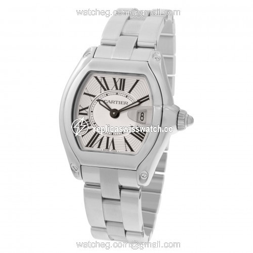 Cartier W62016V3 Roadster Quartz Female Stainless Steel Replica