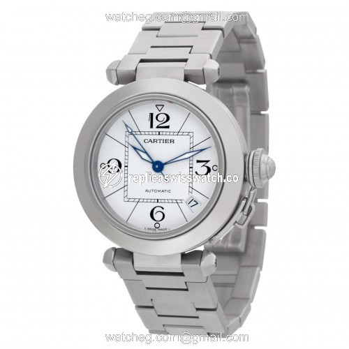 Cartier w31074M7 Pasha 35 Automatic Female Stainless Steel Replica