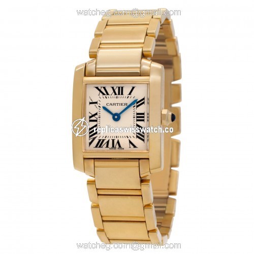 Cartier W50002N2 Tank Francaise Quartz Female 18k yellow gold Watches Cartier W50002N2 Tank Francaise Quartz Female 18k yellow gold Watches