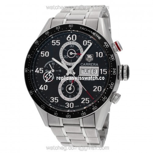 Tag Heuer CV2A10 Carrera Automatic Male Stainless Steel Watches Tag Heuer CV2A10 Carrera Automatic Male Stainless Steel Watches