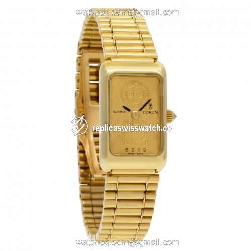 Corum 4530056 Classic Quartz Female 18k yellow gold Replica