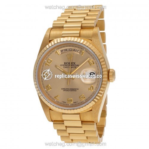 Rolex 18238 Day-Date Automatic Male 18k yellow gold Replica