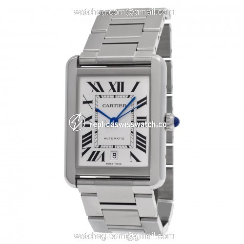 Cartier W520028 Tank Automatic Male Stainless Steel Replica