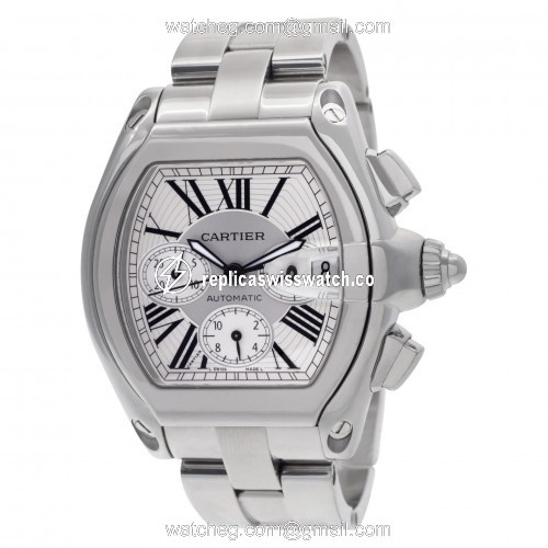 Cartier W62019X6 Roadster Automatic Male Stainless Steel Replica