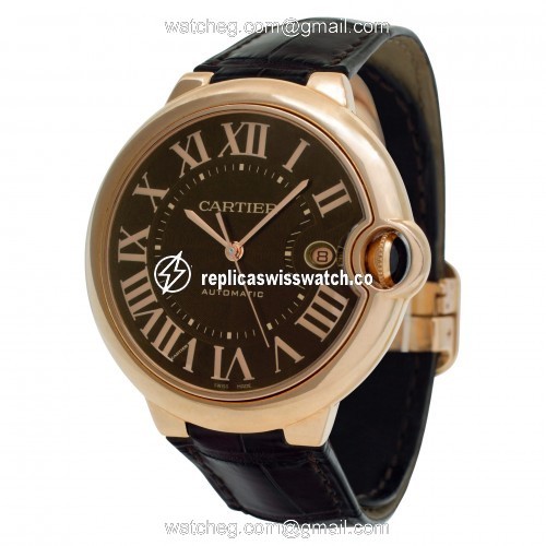 Cartier w6920037 Ballon Bleu Automatic Unisex 18k rose gold Replica