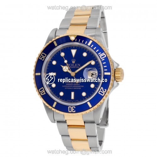 Rolex 16613 Submariner Automatic Male 18k gold & Stainless Steel Replica