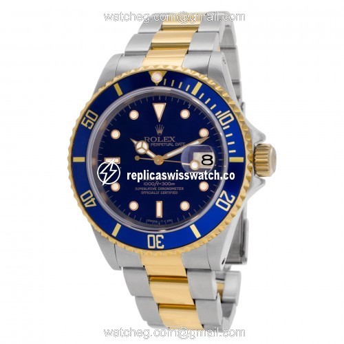 Rolex 16613 Submariner Automatic Male 18k gold & Stainless Steel Replica