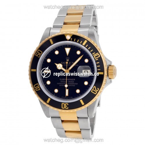 Rolex 16803 Submariner Automatic Male 18k gold & Stainless Steel Replica