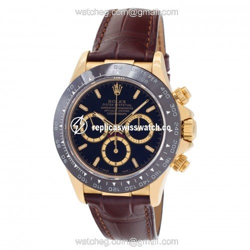 Rolex 16518 Daytona Automatic Male 18k Yellow Gold Replica