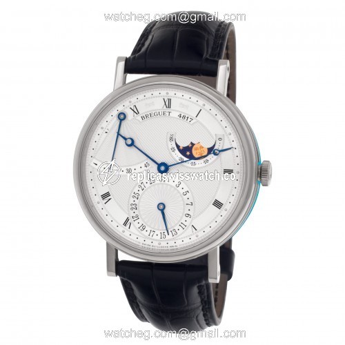 Breguet 7137 Classique Automatic Male 18k White Gold Replica