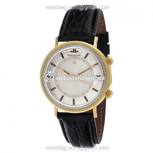 Jaeger LeCoultre E855 Memovox Manual Male 14k yellow gold Replica