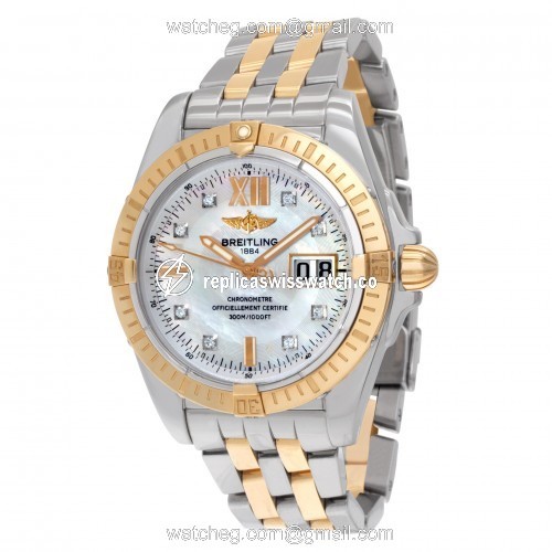 Breitling C49350 Galactic Automatic Male 18k rose gold & stainless steel Watches Breitling C49350 Galactic Automatic Male 18k rose gold & stainless steel Watches