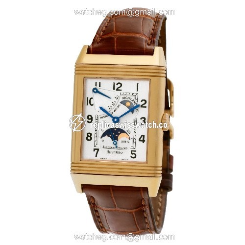Jaeger LeCoultre Q2752420/270263 Reverso Manual Male 18k rose gold Replica