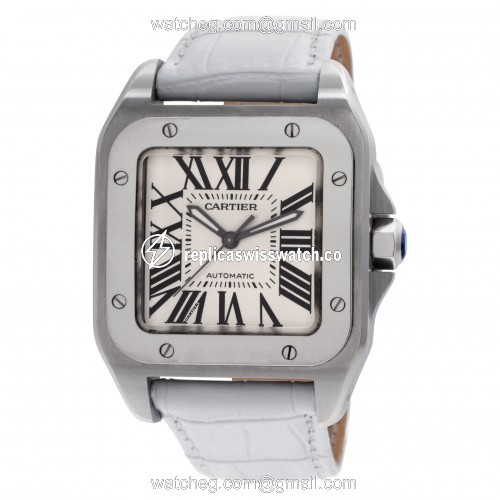 Cartier W20126X8 Santos 100 Automatic Unisex Stainless Steel Replica