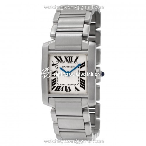 Cartier w51008q3 Tank Francaise Quartz Female Stainless Steel Replica
