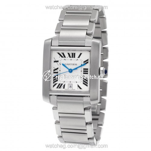Cartier W51002Q3 Tank Francaise Automatic Unisex Stainless Steel Replica