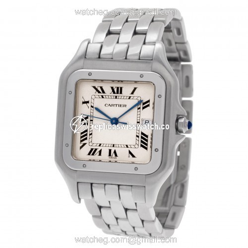 Cartier W25032P5 Panthere Quartz Unisex Stainless Steel Replica