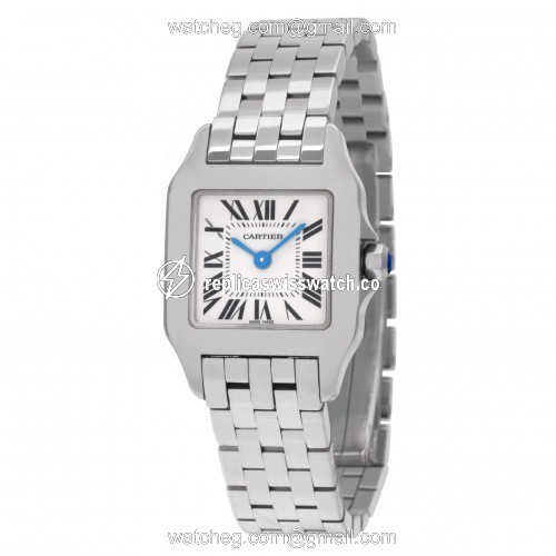 Cartier W25064Z5 Santos Demoiselle Quartz Female Stainless Steel Replica