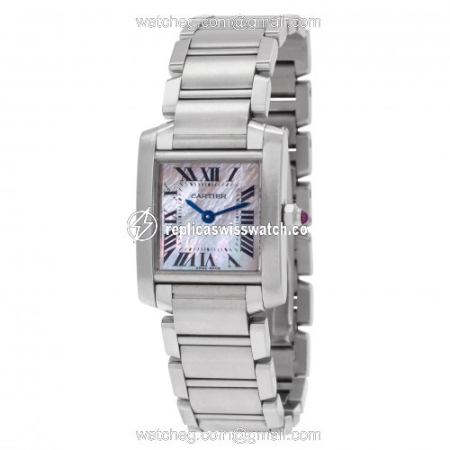 Cartier W51028Q3 Tank Francaise Quartz Female Stainless Steel Replica