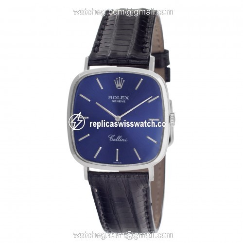 Rolex 4114 Cellini Manual Unisex 18k White Gold Replica