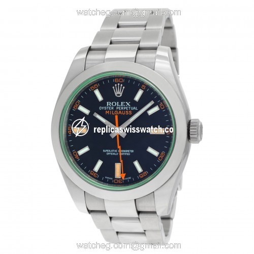 Rolex 116400 GV Milgauss Automatic Male Stainless Steel Replica