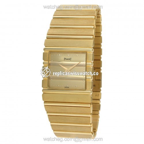 Piaget 7131 C 701 Polo Quartz Unisex 18k yellow gold Replica